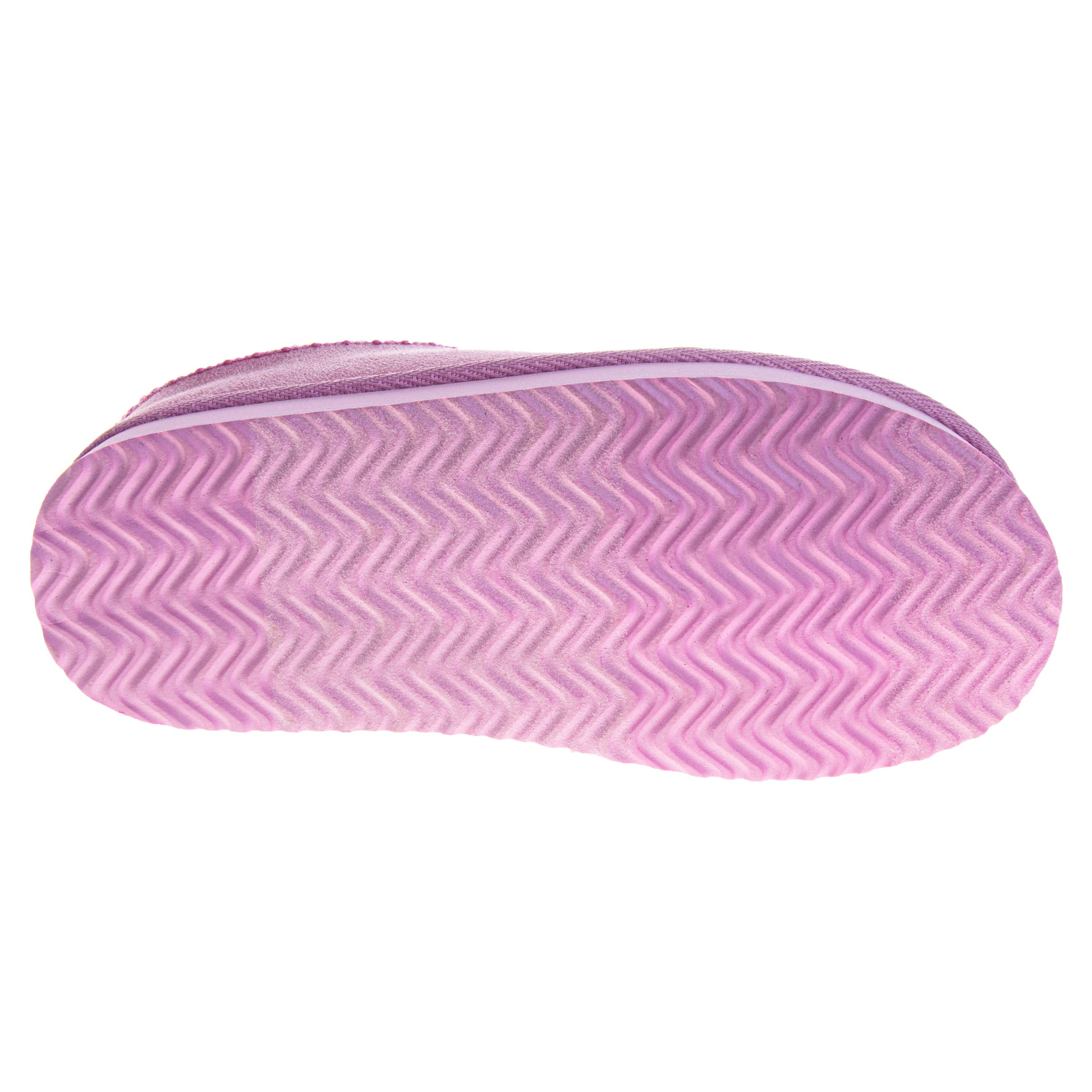 Disney Stitch & Angel Plush Lined Slippers Girls, Alternate, color, Purple