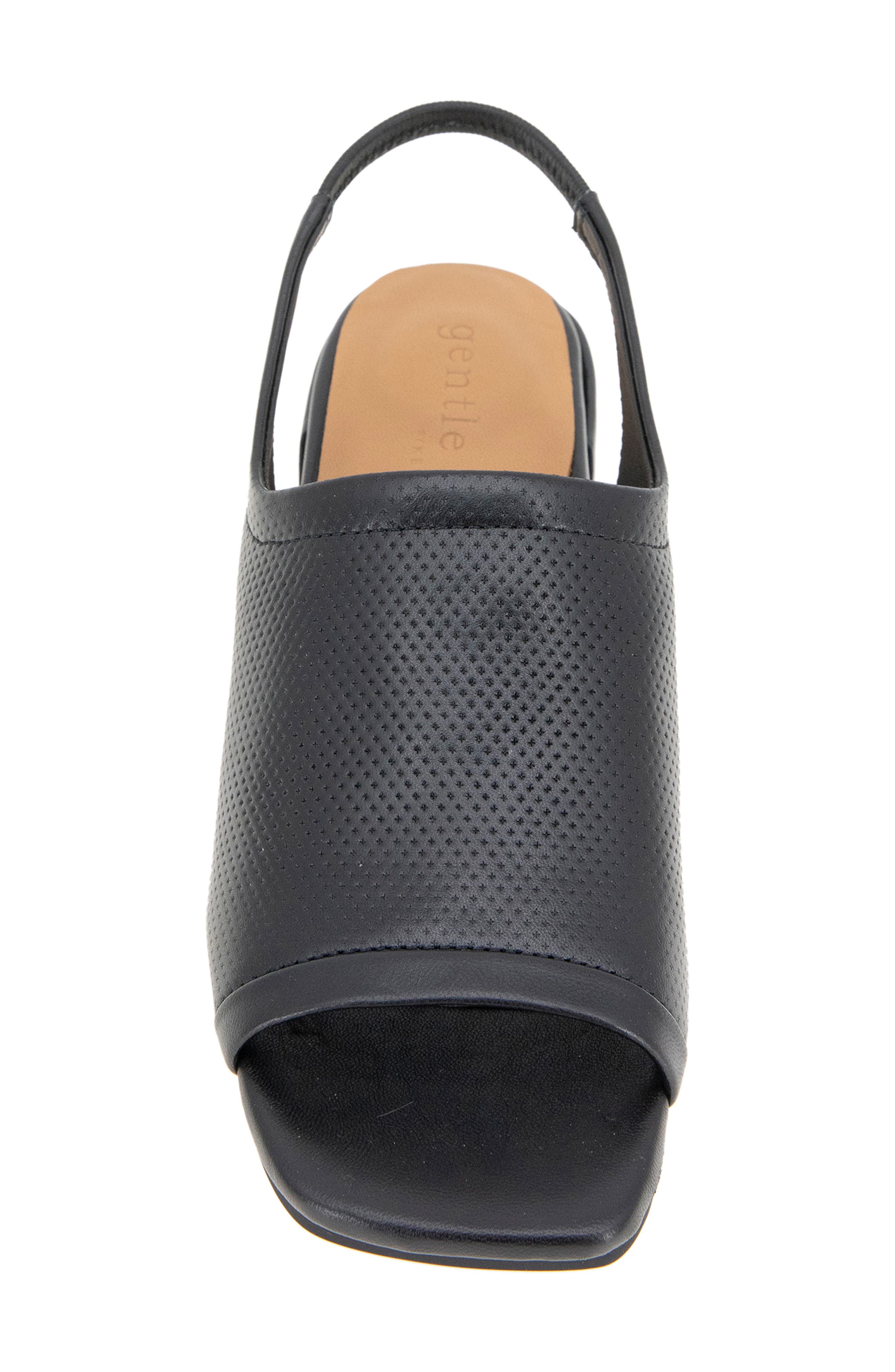 Gentle Souls Penny Slingback Sandal, Alternate, color, Black Perf