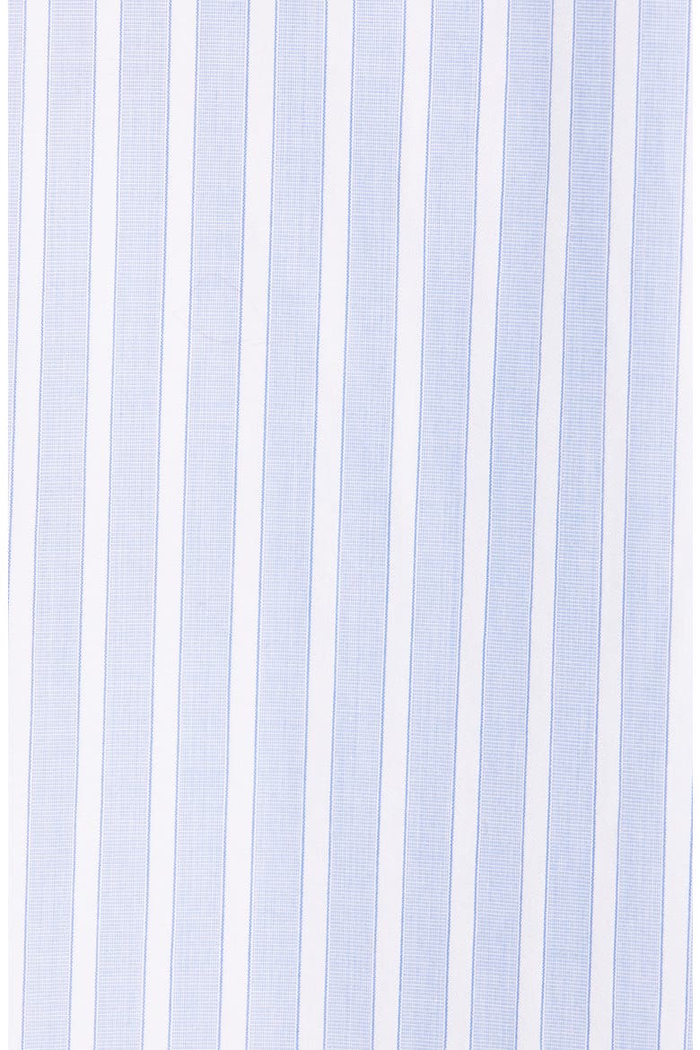 Stripe Oversize Boxy Button-Up Shirt, Alternate, color, LT BLUE WIDE STRIPE