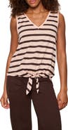 Sanctuary Floral Print Cotton Blend Tank