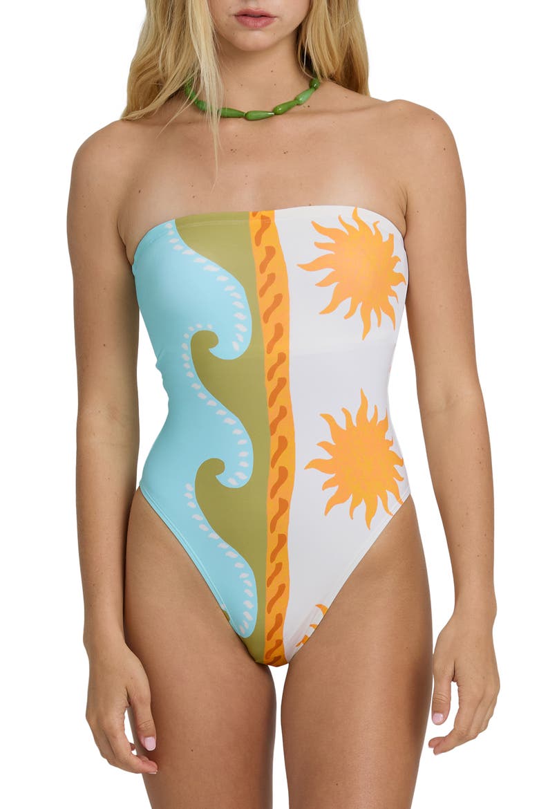 Sunblind Tully One-Piece Swimsuit, Main, color, SALT CRYSTAL