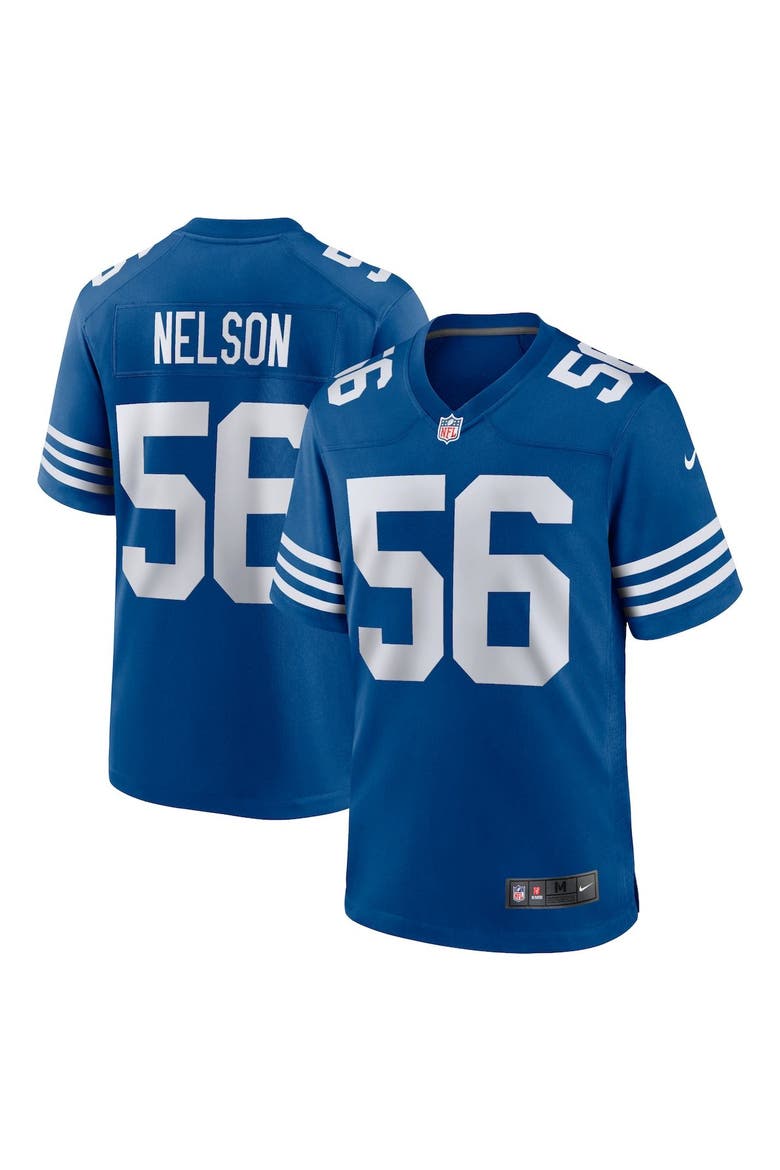 Men's Nike Quenton Nelson Royal Indianapolis Colts Alternate Game Jersey, Main, color, ROYAL
