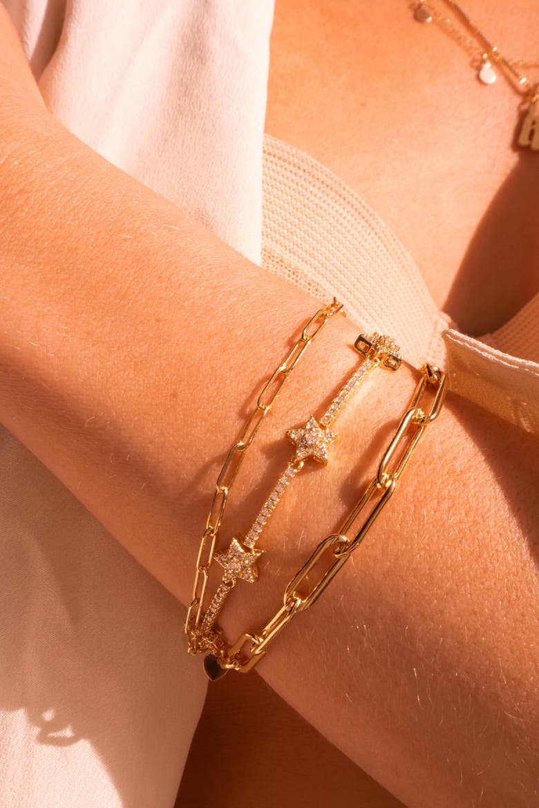 Nova Star Bracelet, Alternate, color, Gold