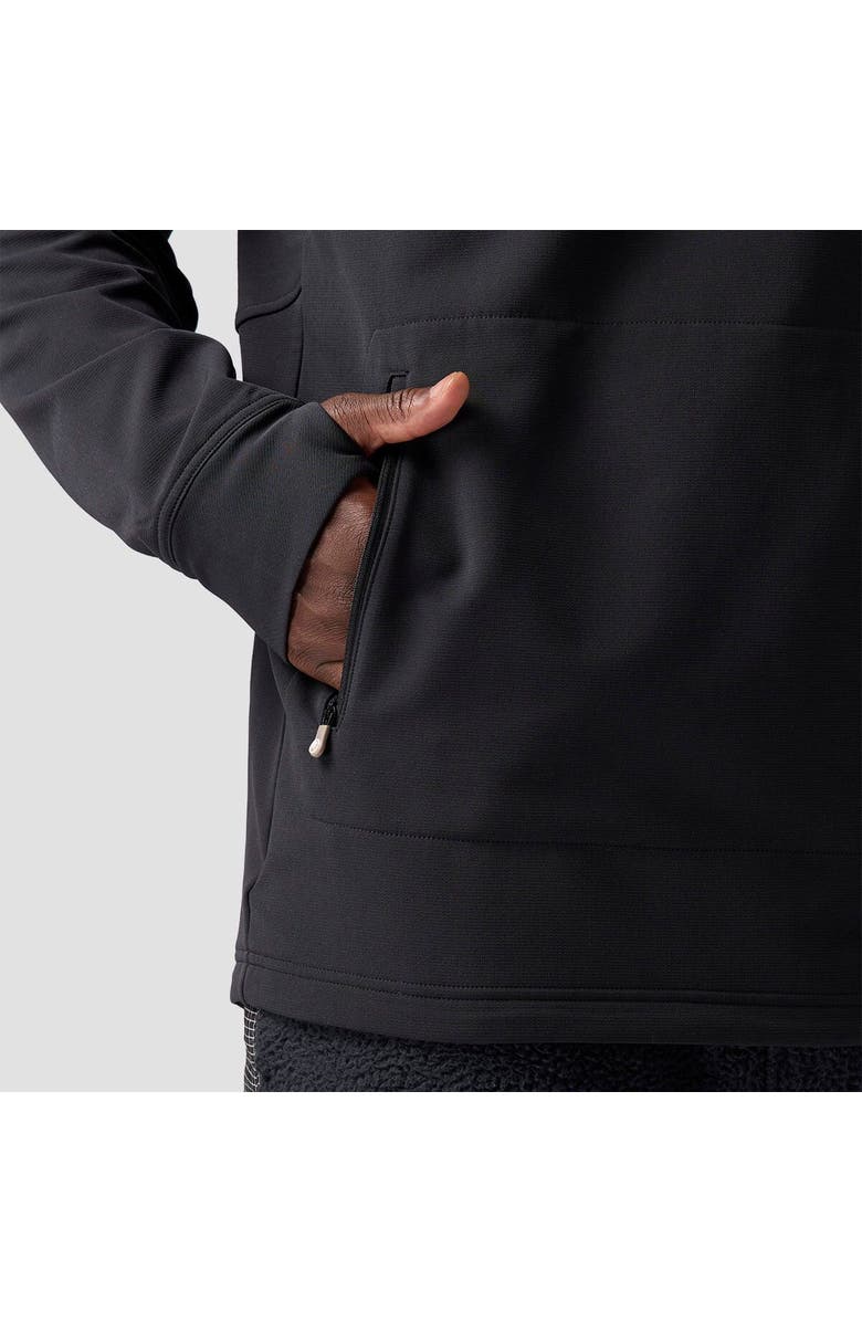 Backcountry Destination Softshell Fleece Hoodie - Men's, Alternate, color, Black