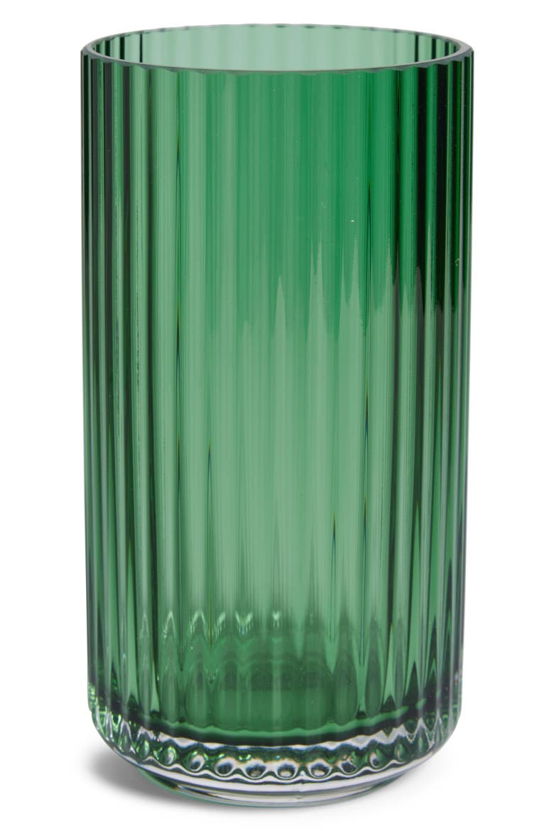 8-Inch Fluted Vase, Main, color, GREEN