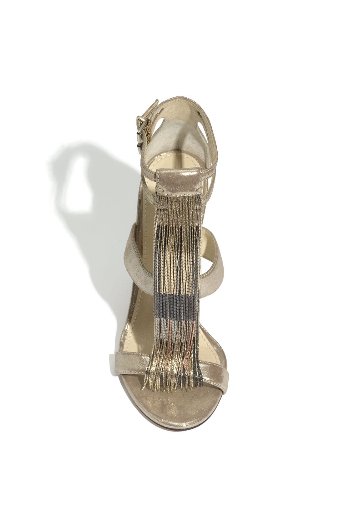 'Lenoire' Sandal, Alternate, color, PEWTER