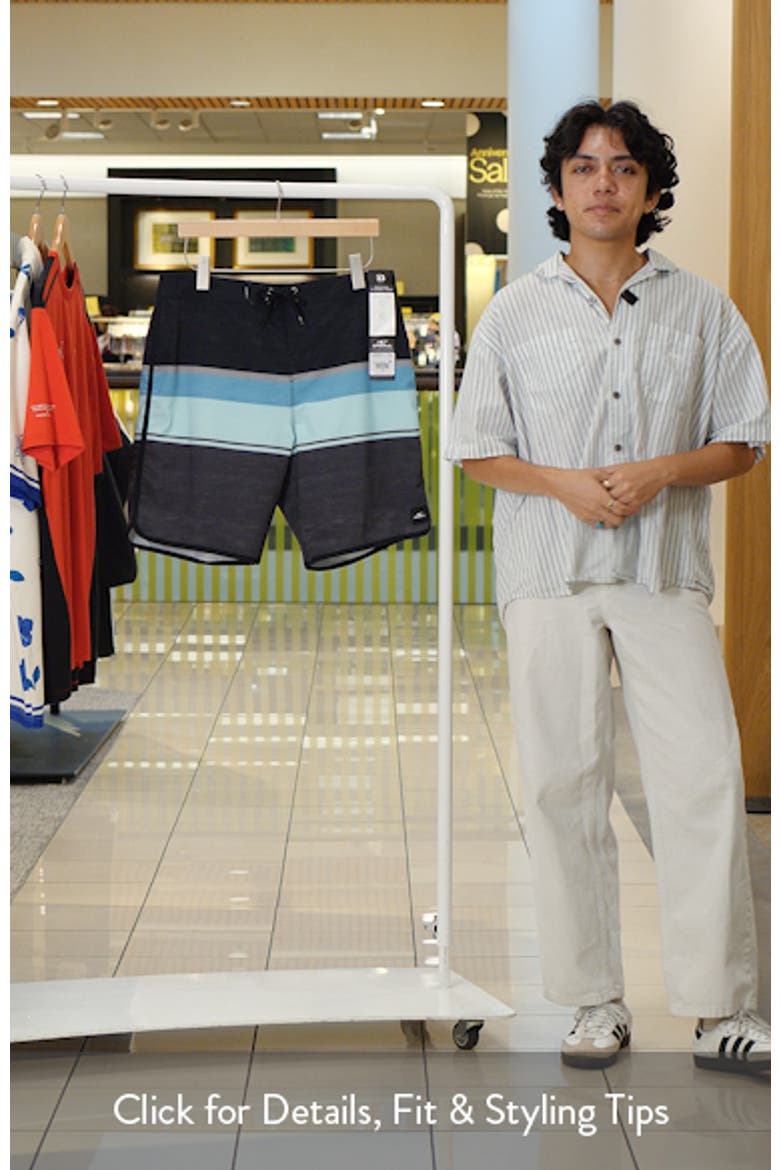 Lennox Scallop Stripe Board Shorts video