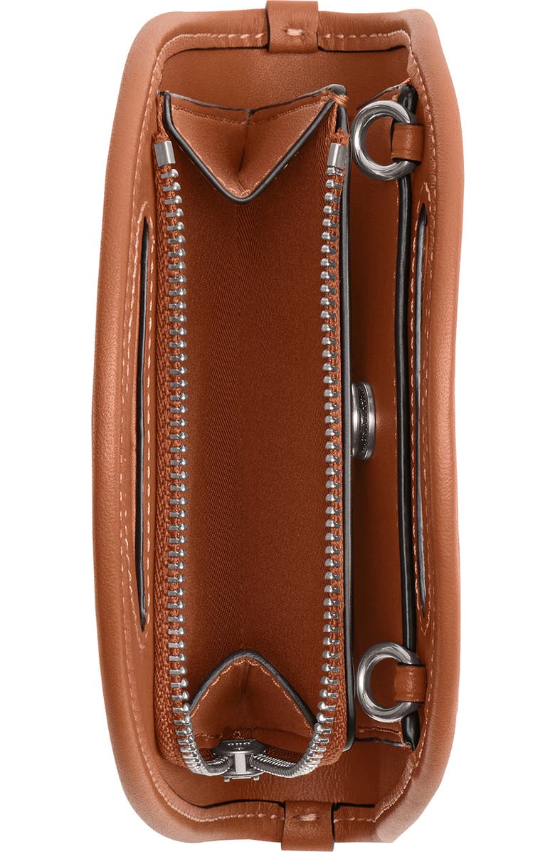 COACH Crystal Signature Jacquard Top Handle Card Holder, Alternate, color,