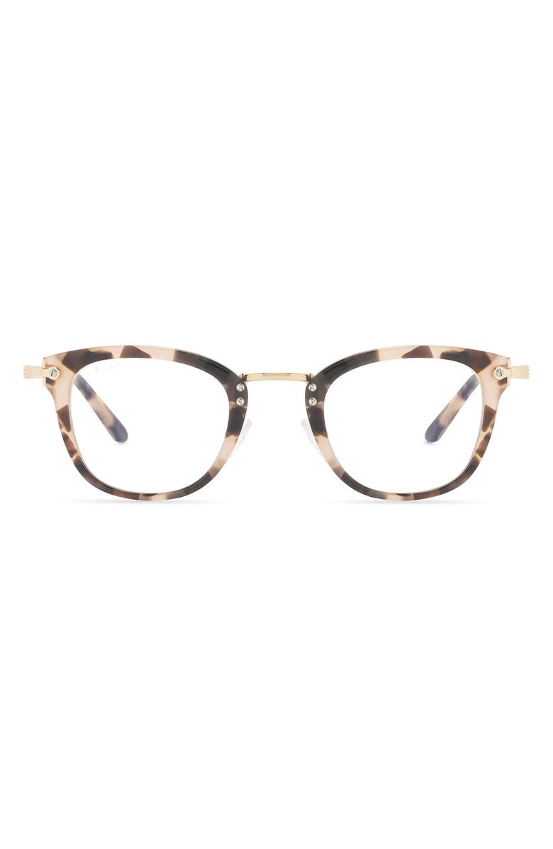 DIFF Rue 46mm Cat Eye Optical Glasses, Main, color, 