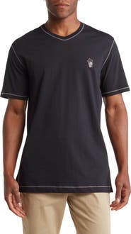 Robert Graham Damien Short Sleeve V-Neck T-Shirt