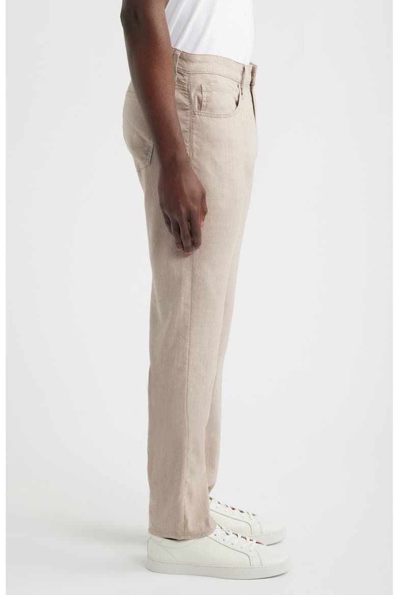 Marcus Slim Straight Leg Pants, Alternate, color, COFFEE LINEN