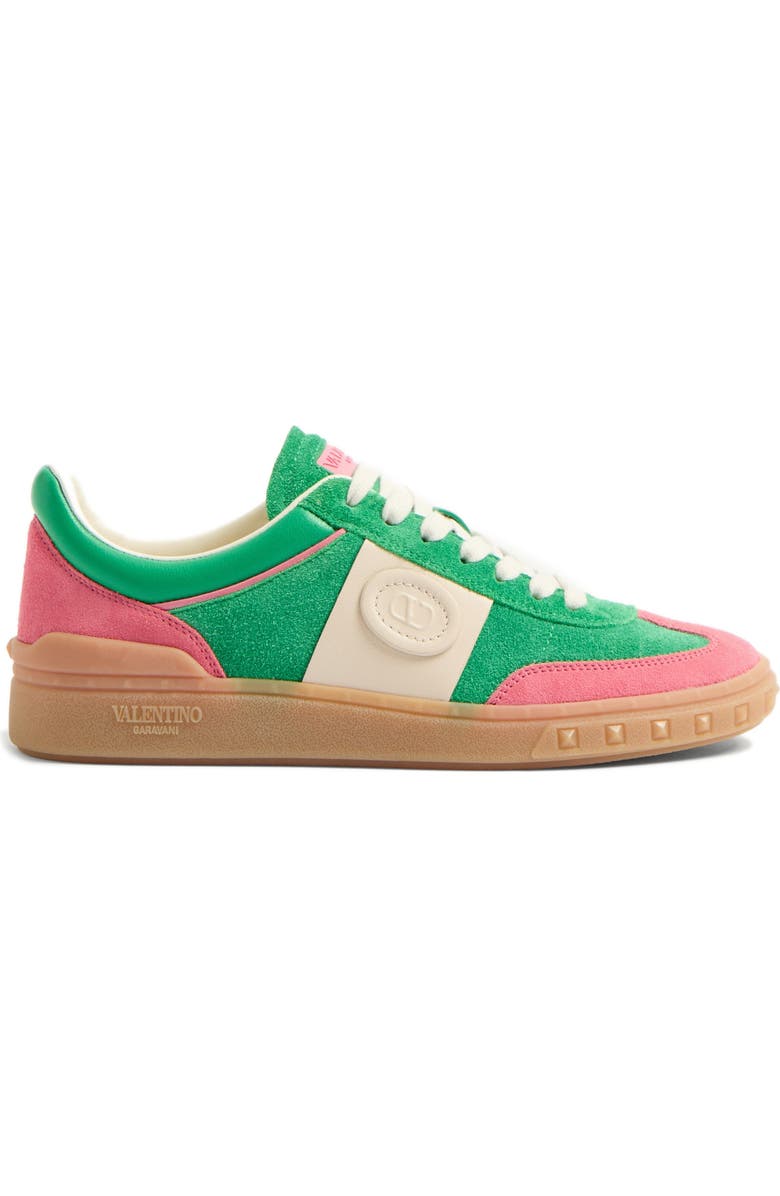 Valentino Garavani Upvillage Low Top Sneaker, Alternate, color, Green/ Pink