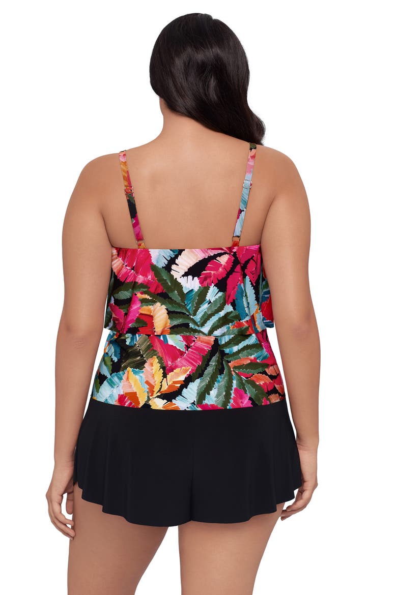 Roxy Swim Romper, Alternate, color, Vintage Jungle