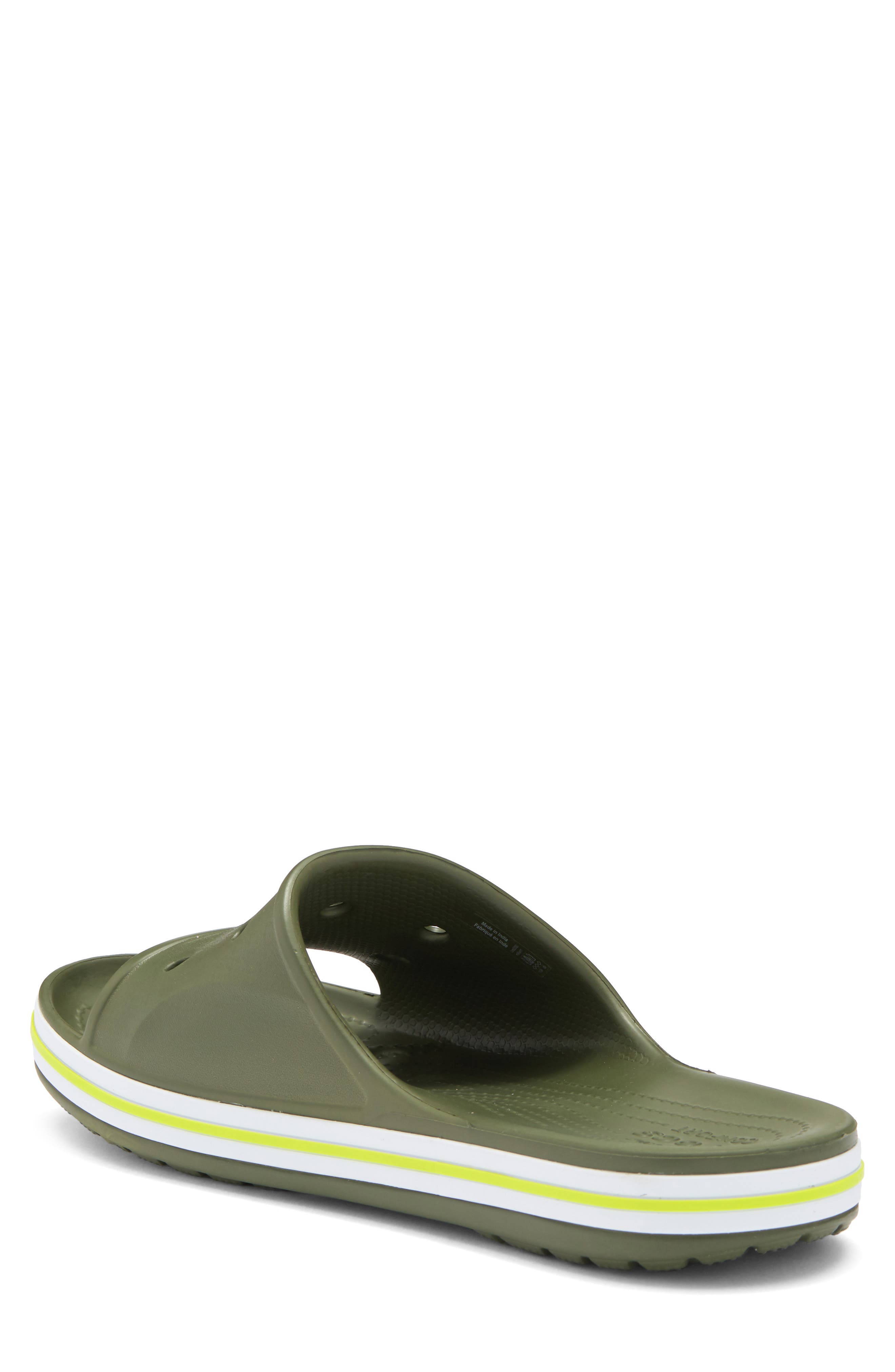 CROCS Bayaband Slide Sandal, Alternate, color, Army Green
