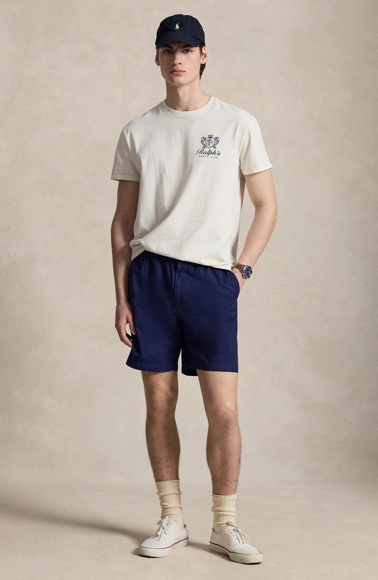 Polo Ralph Lauren Prepster Cotton Twill Shorts, Alternate, color, Spring Navy