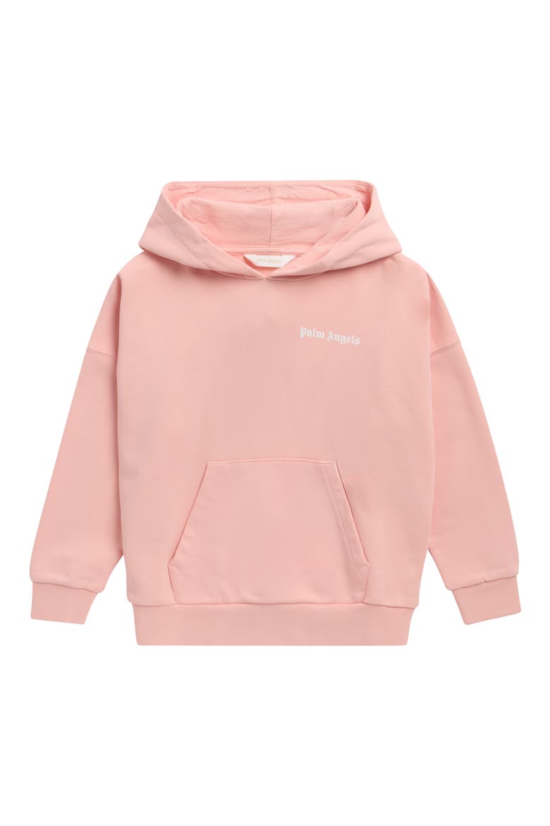 Kids' Classic Overlogo Hoodie, Main, color, PINK WHITE