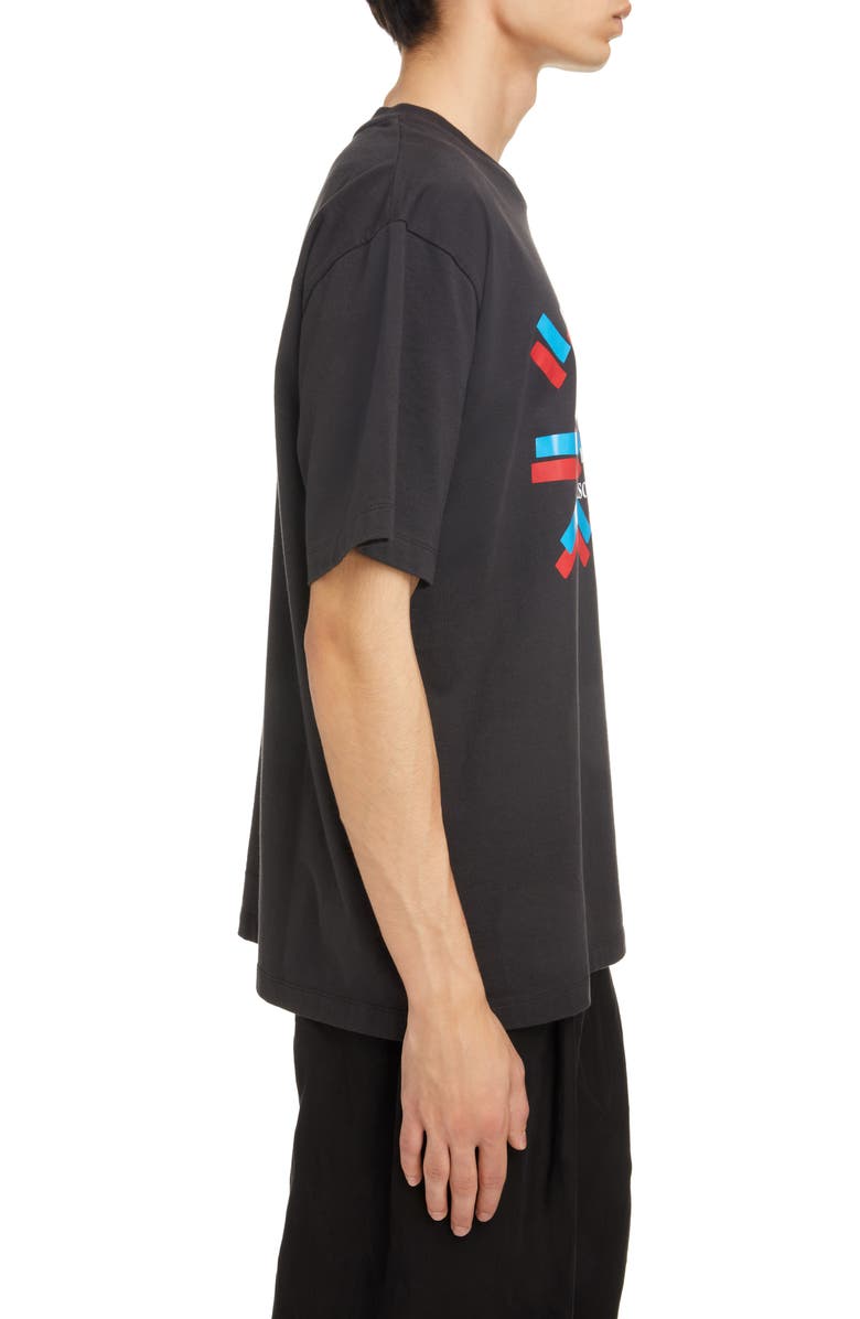 Maison Margiela Numbers Logo Tape Print Graphic Tee, Alternate, color,