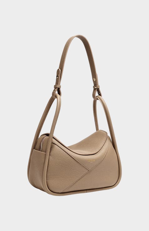 Carnaby Genuine Togo Leather Shoulder Bag