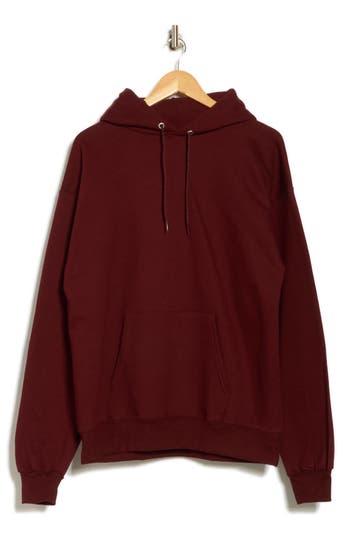 Hanes Ultimate Comfort Hoodie In Burgundy