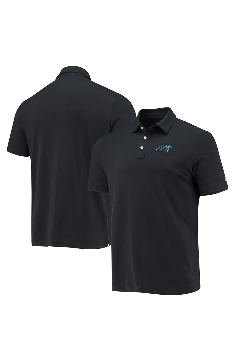 vineyard vines Men's Vineyard Vines Black Carolina Panthers Edgartown Polo, Main, color, 