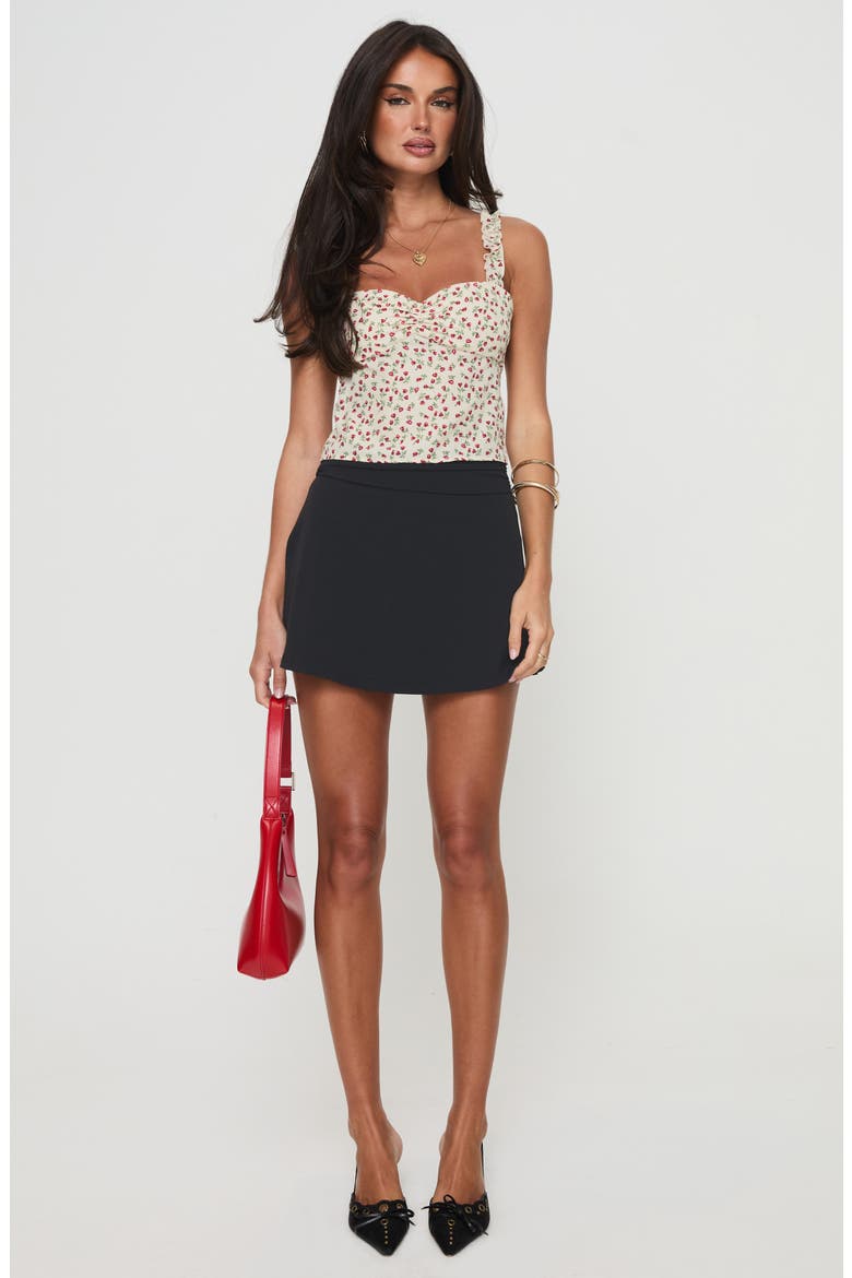 Poppyseed Floral Tie Back Tank Top, Alternate, color, YELLOW