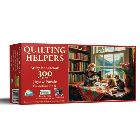 Quilting Helpers 300 piece Jigsaw Puzzle for Adults
