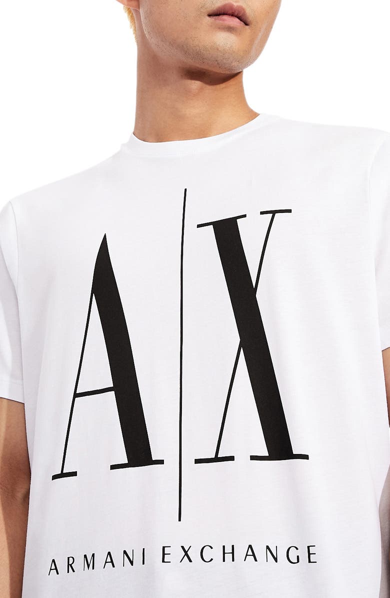 Armani Exchange Icon Logo Cotton Graphic Tee, Alternate, color, 