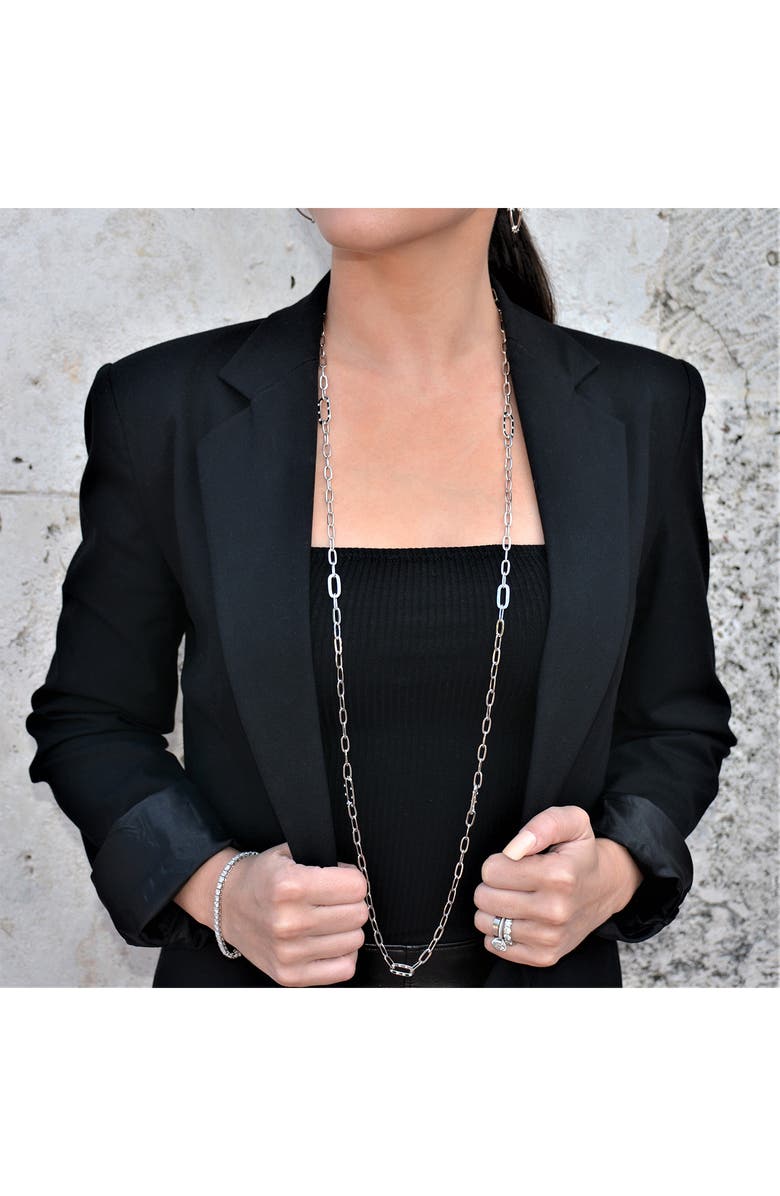 Liza Schwartz Grand TikTok Long Chain Necklace, Alternate, color, 