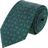 Trafalgar Franco Floral Neat Pattern Business Silk Necktie