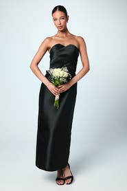 Coast Bandeau Twill Bow Back Bridesmaids Dress