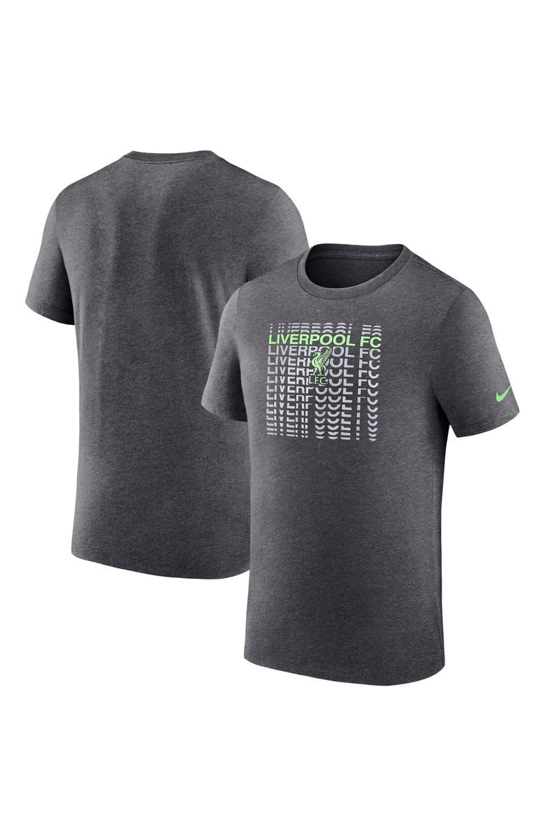 Nike Men's Nike Heather Black Liverpool RLGD Performance T-Shirt, Main, color, 