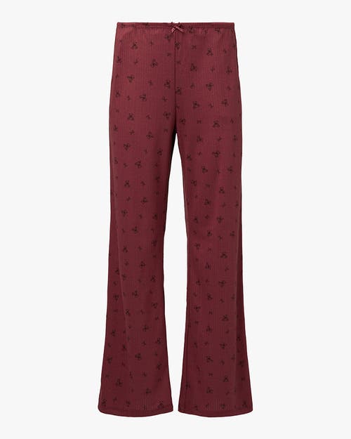 Weworewhat Pull-on Pants In Rouge/dk Navy