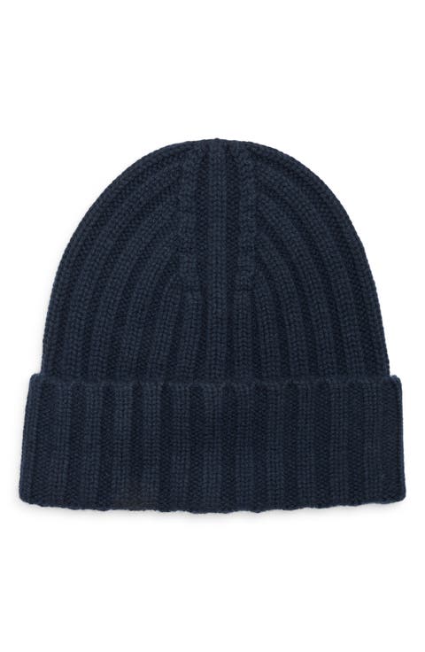 Chunkky Rib Wool & Cashmere Beanie