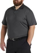 adidas Big & Tall Ottoman Stripe Polo Shirt