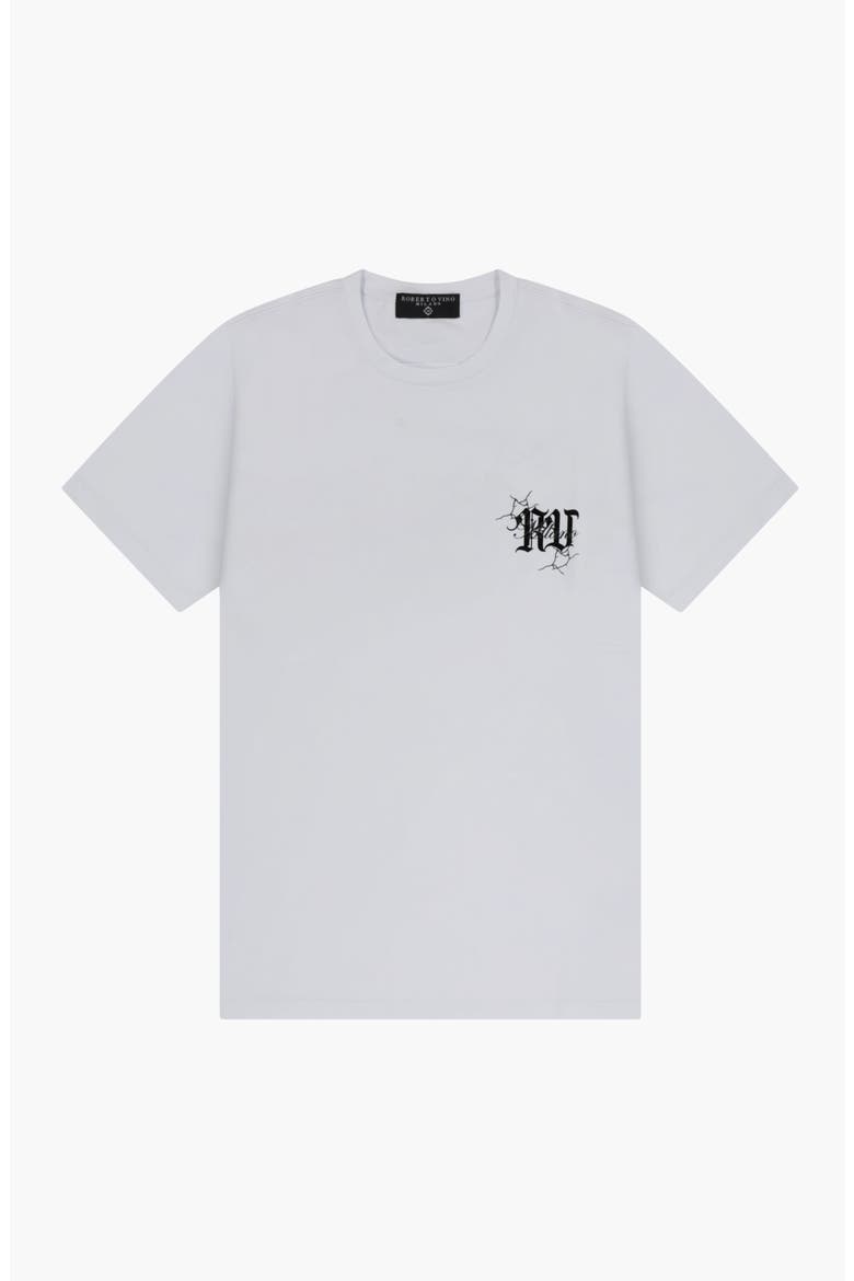 RV Cracks Slim fit Tee, Alternate, color, White