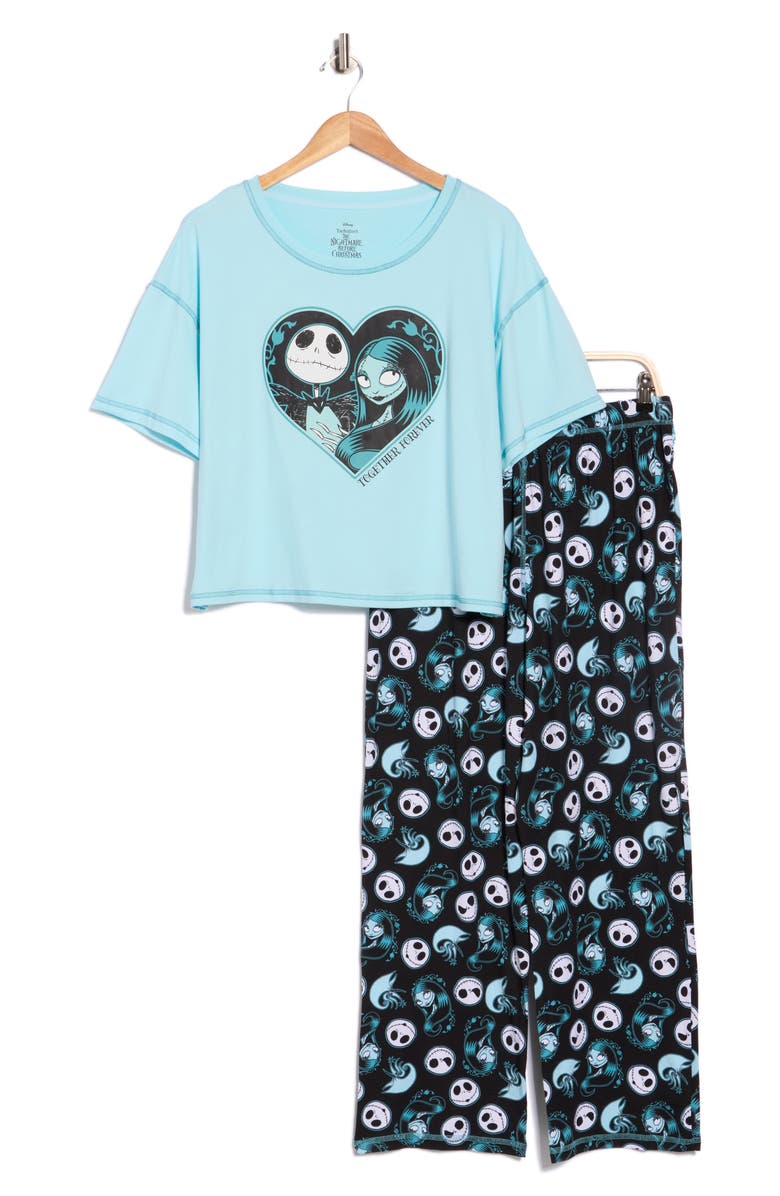 The Nightmare Before Christmas Pajamas, Main, color, Blue