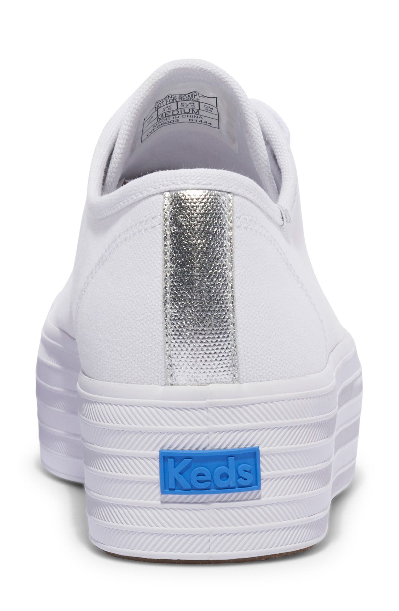Keds<sup>®</sup> Triple Up Sneaker, Alternate, color, White Canvas
