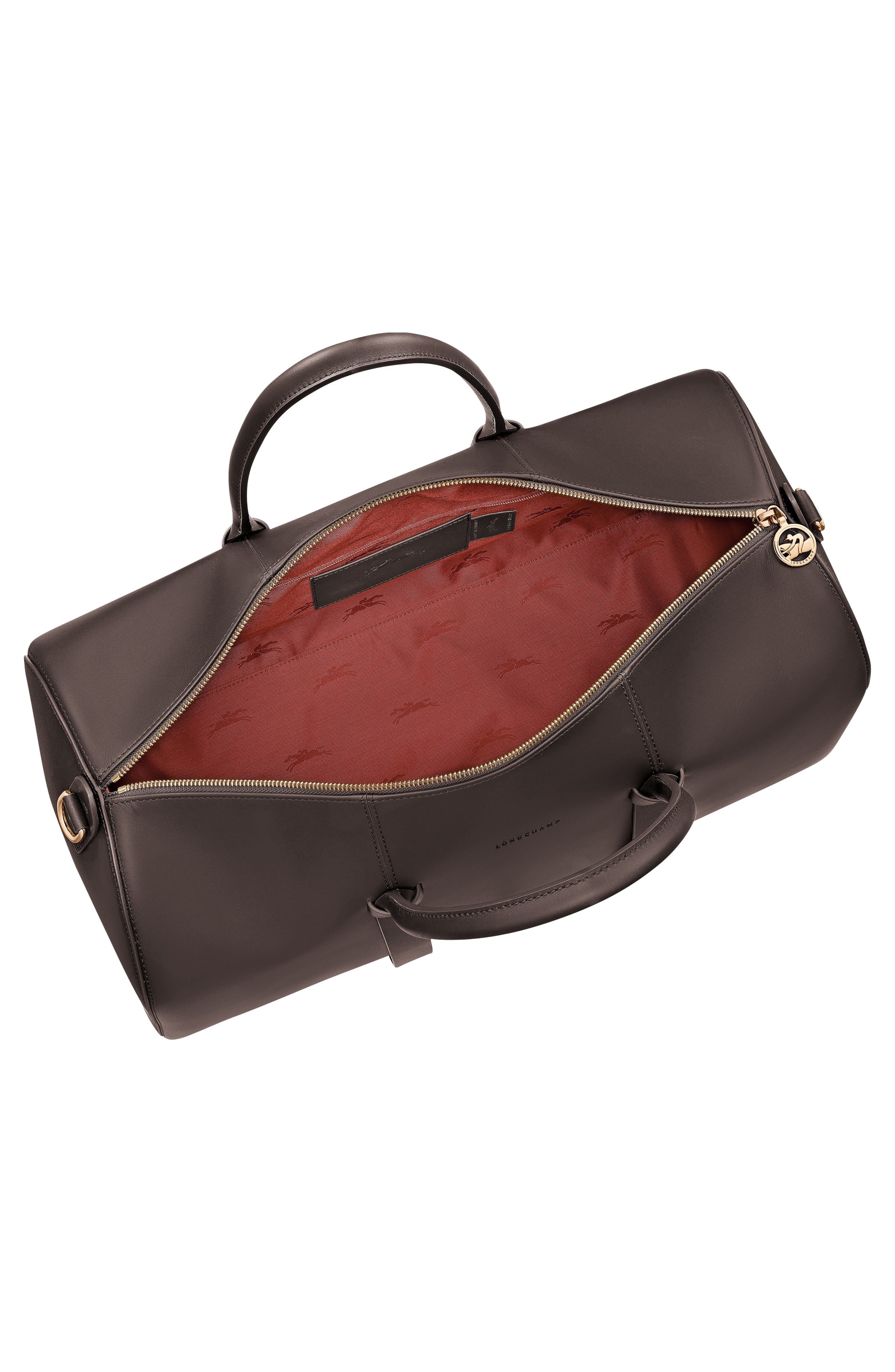 Longchamp Daylong Chevron XL Travel Messenger Bag, Alternate, color, Mocha