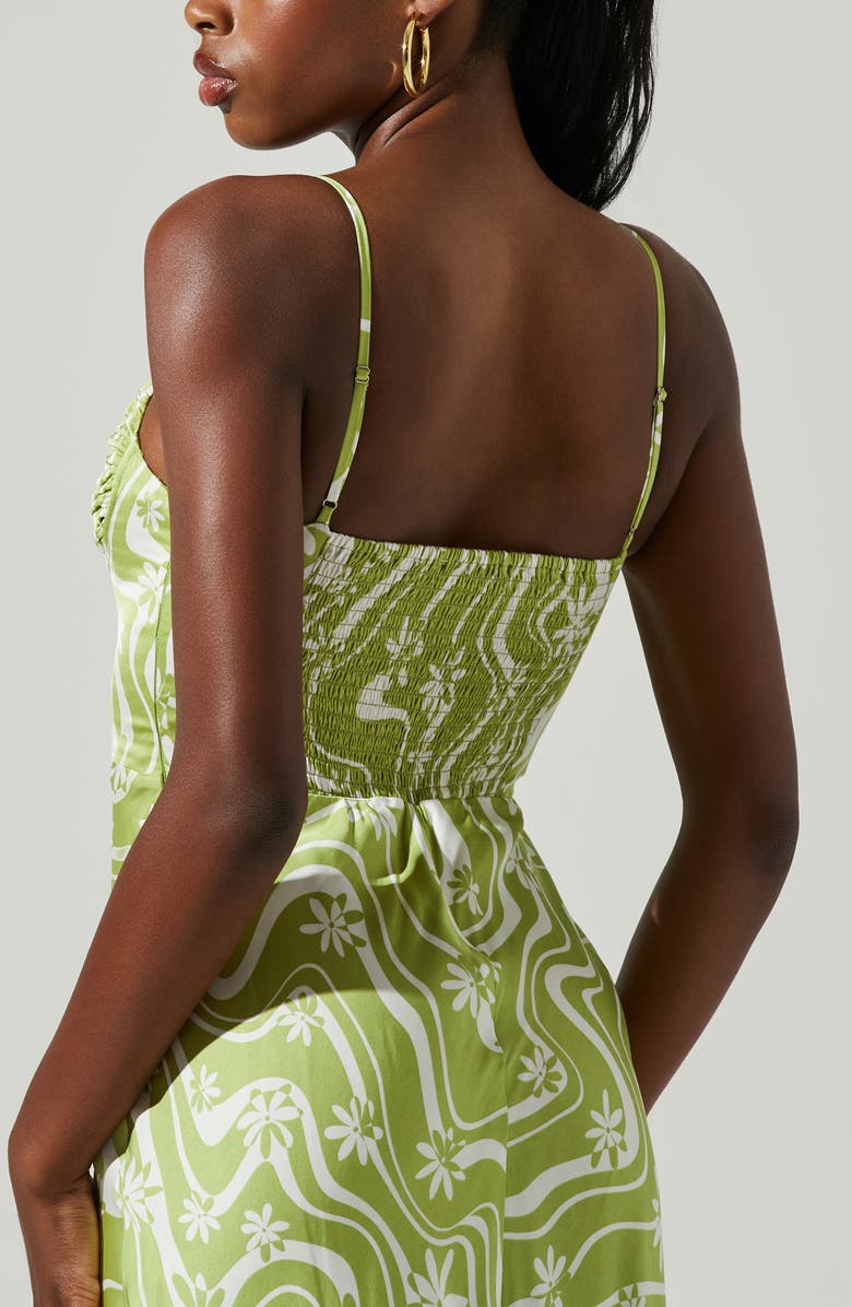 ASTR the Label Mabel Floral Midi Dress, Alternate, color, 