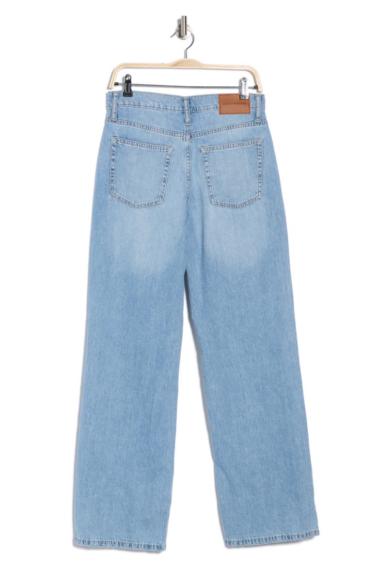 High Waist Wide Leg Jeans, Alternate, color, LOCALS ONLY