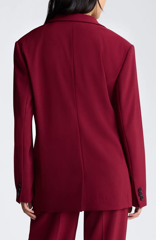 KENNETH COLE KENNETH COLE ONE-BUTTON STRETCH CREPE BLAZER