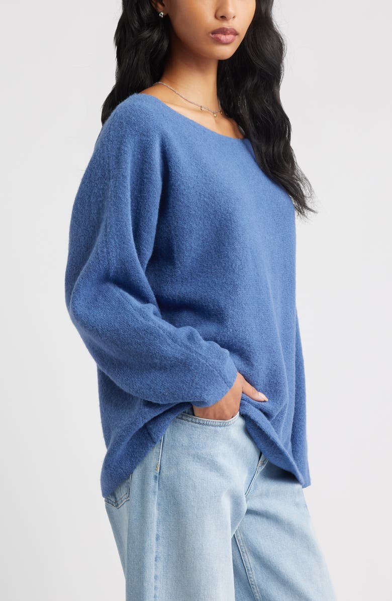 Lofty Boat Neck Oversize Sweater