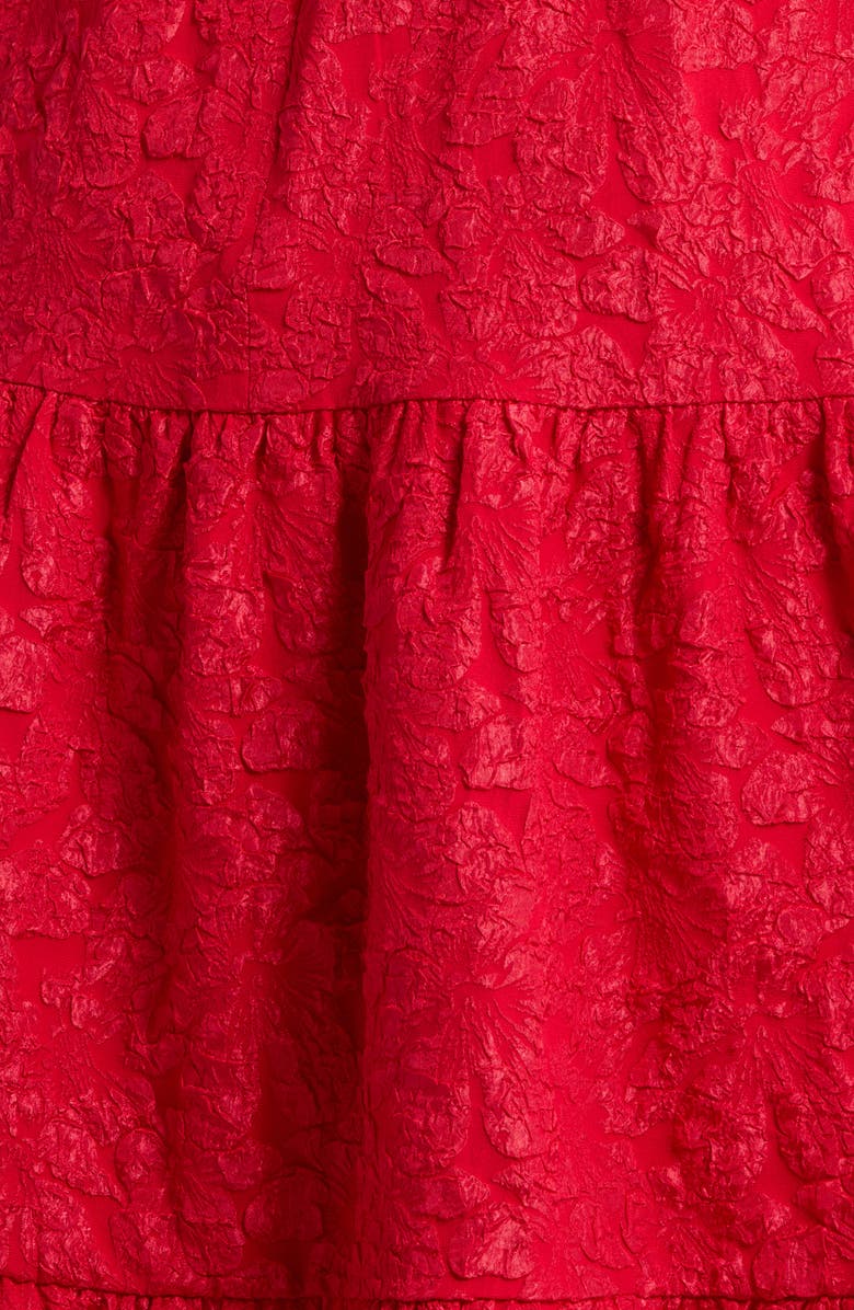 SUGARLIPS Arielle Floral Jacquard Maxi Dress, Alternate, color, Burgundy