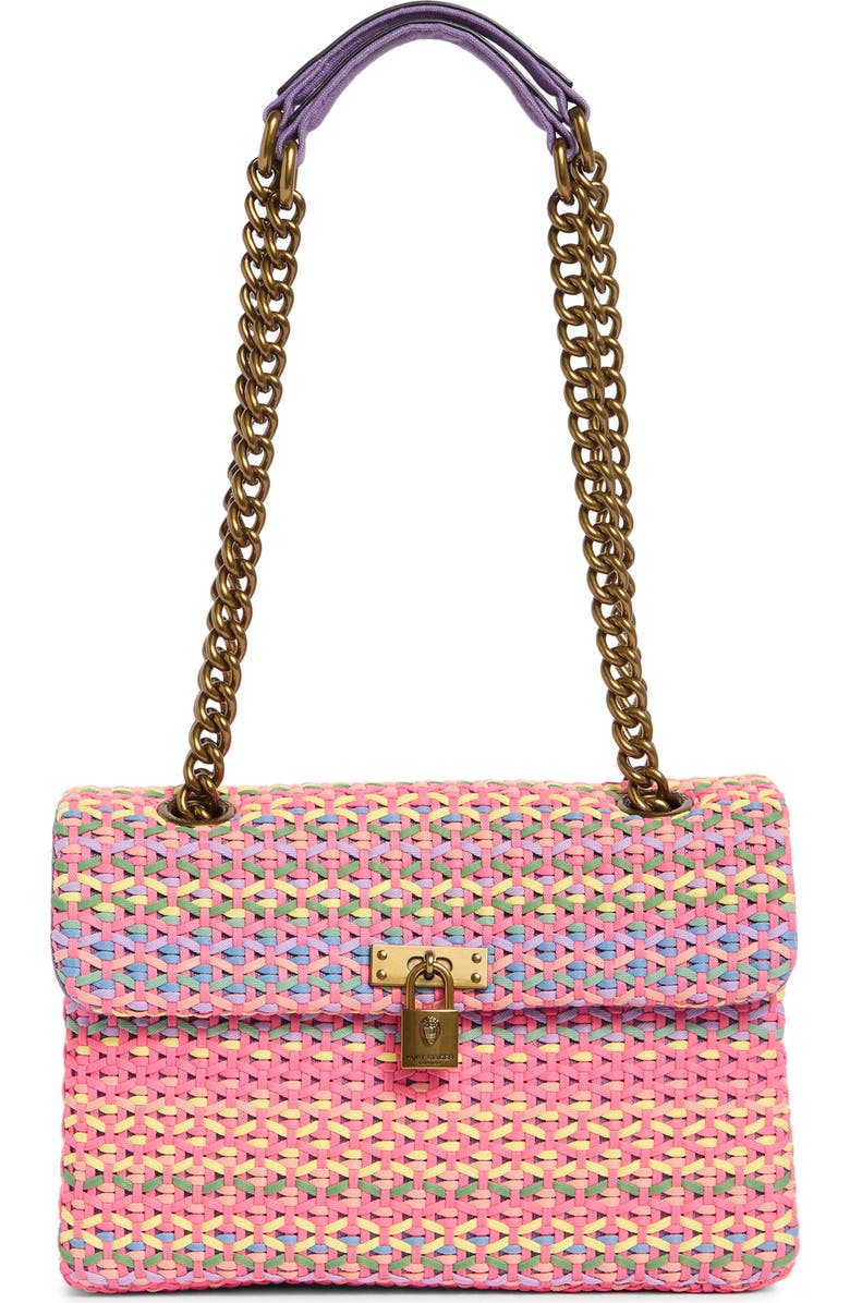 Kurt Geiger London Brixton Shoulder Bag, Main, color, Pink Multi