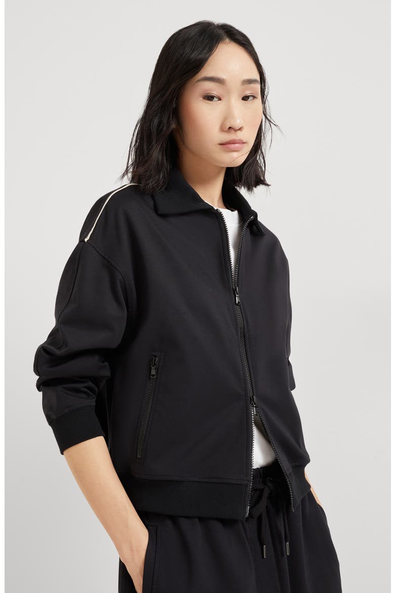 Interlock sweatshirt, Alternate, color, Black