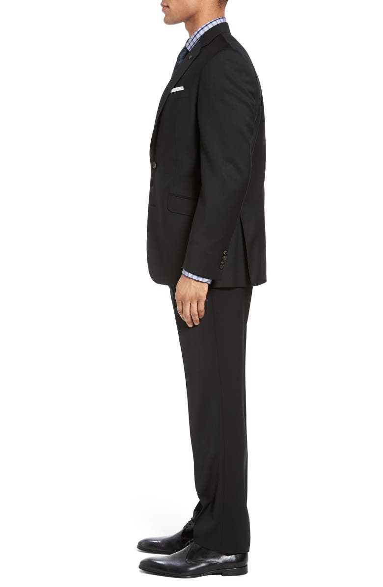 Ted Baker London Jones Trim Fit Wool Suit, Alternate, color,