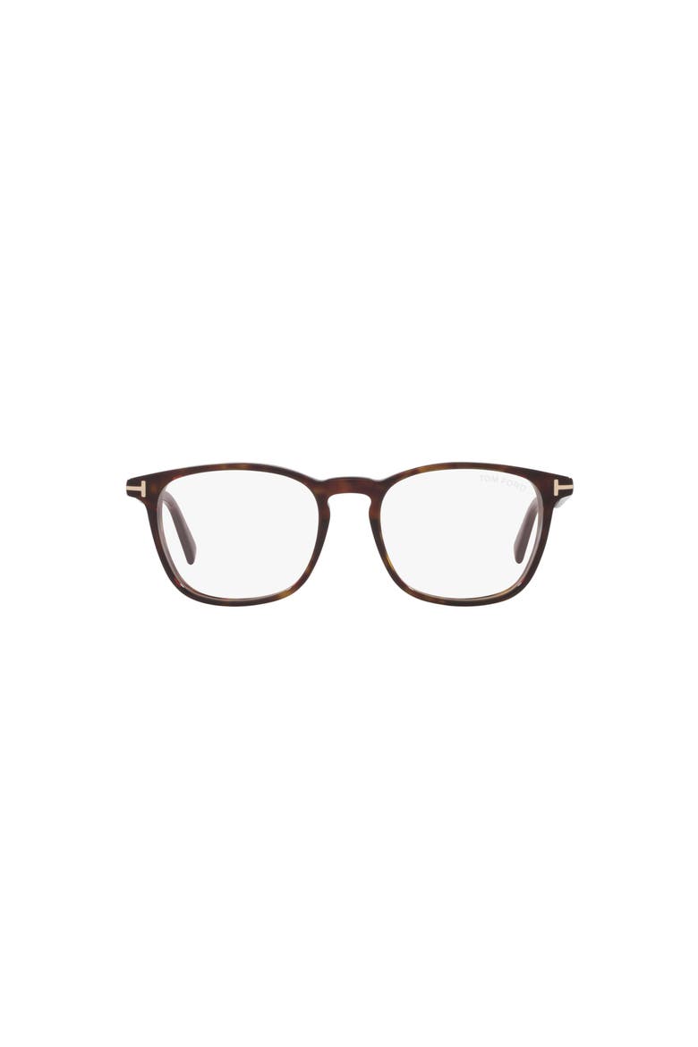 52mm Square optical glasses, Alternate, color, Tortoise