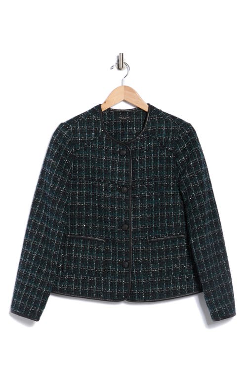 Rag & Bone Mira Tweed Jacket In Green