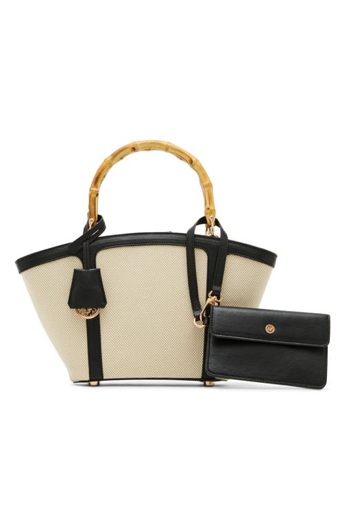 Anne Klein Midi Satchel With Pouch