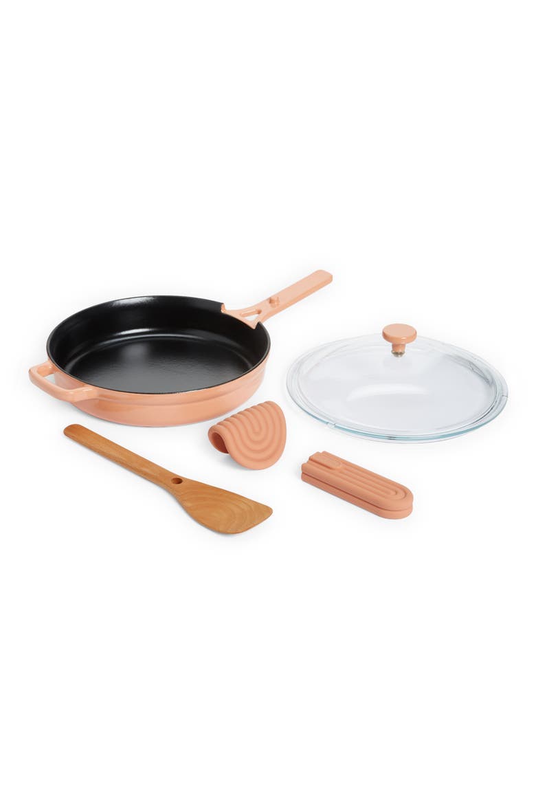 Cast Iron Always Pan Set, Alternate, color, SPICE